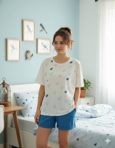 ست تیشرت و شورتک /زنانه